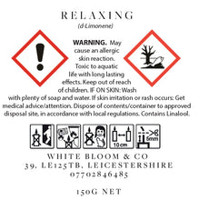 Load image into Gallery viewer, Relaxing Candle - WHITE BLOOM & CO