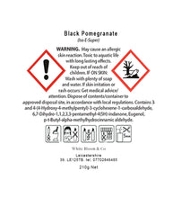 Load image into Gallery viewer, Black Pomegranate Scented Luxury Candle - WHITE BLOOM & CO