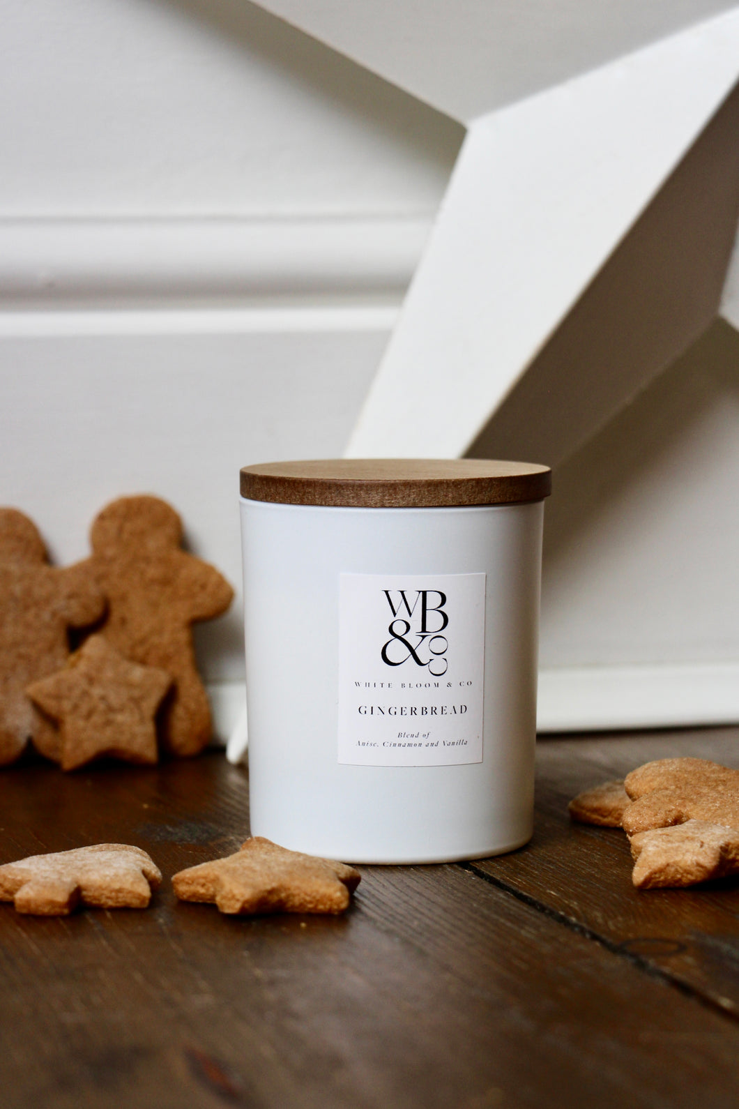 Gingerbread Scented Christmas Luxury Candle