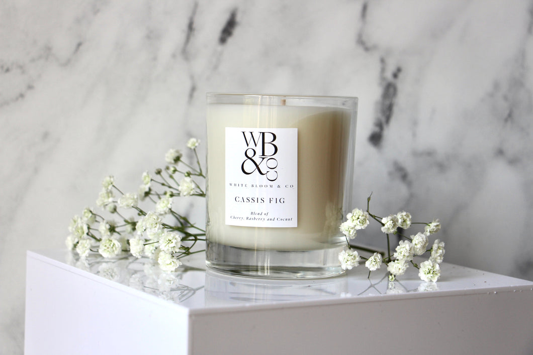 Cassis Fig Scented Luxury Candle