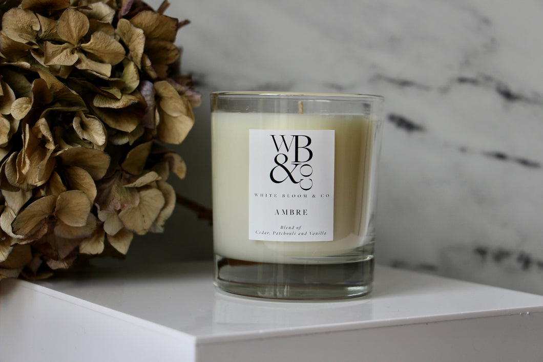 Ambre Scented Luxury Candle